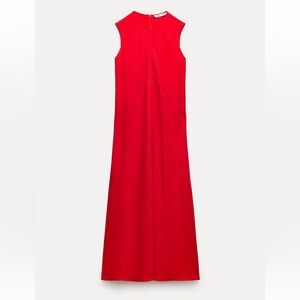 ZW Collection by Zara Long Red Dress